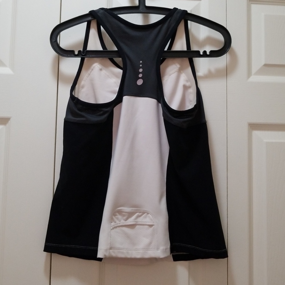 Xersion Black and White Workout Top - Picture 3 of 5